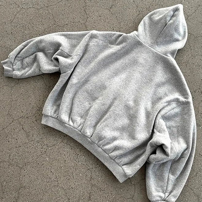 Plaid Reversible Zip-Up Hoodie